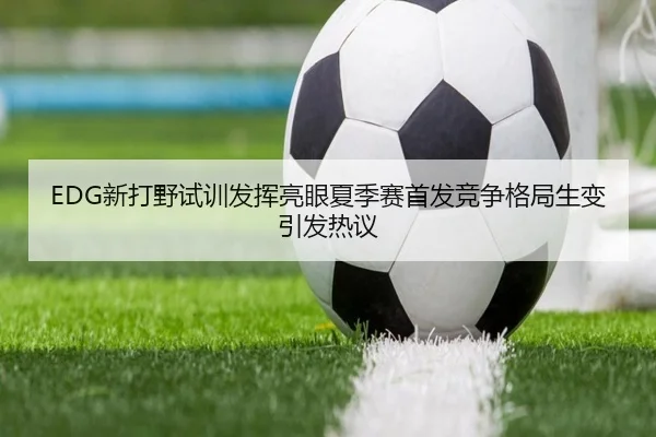 EDG新打野试训发挥亮眼夏季赛首发竞争格局生变引发热议